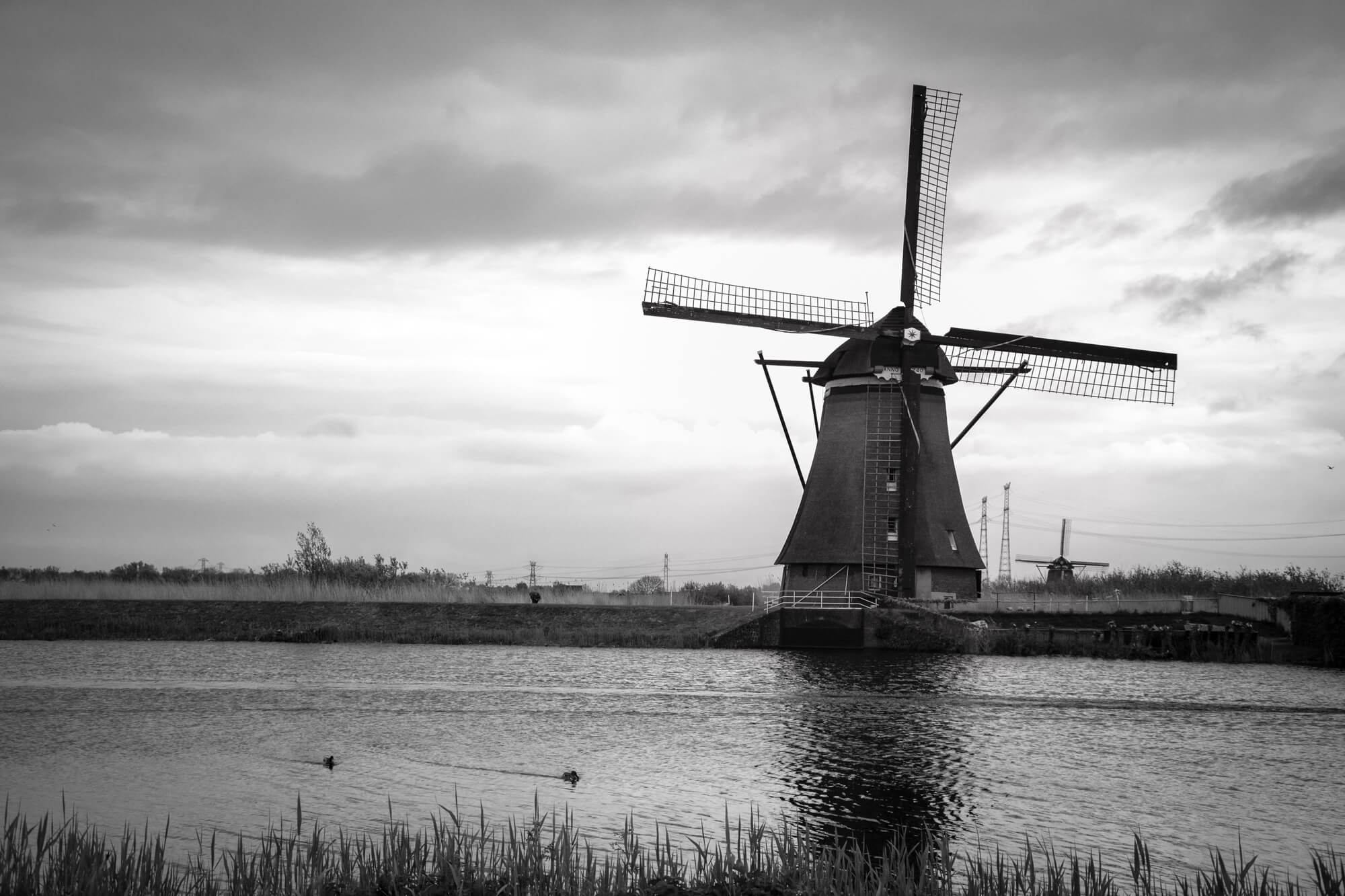 moulin photographie paysage kinderdijk visite hollande