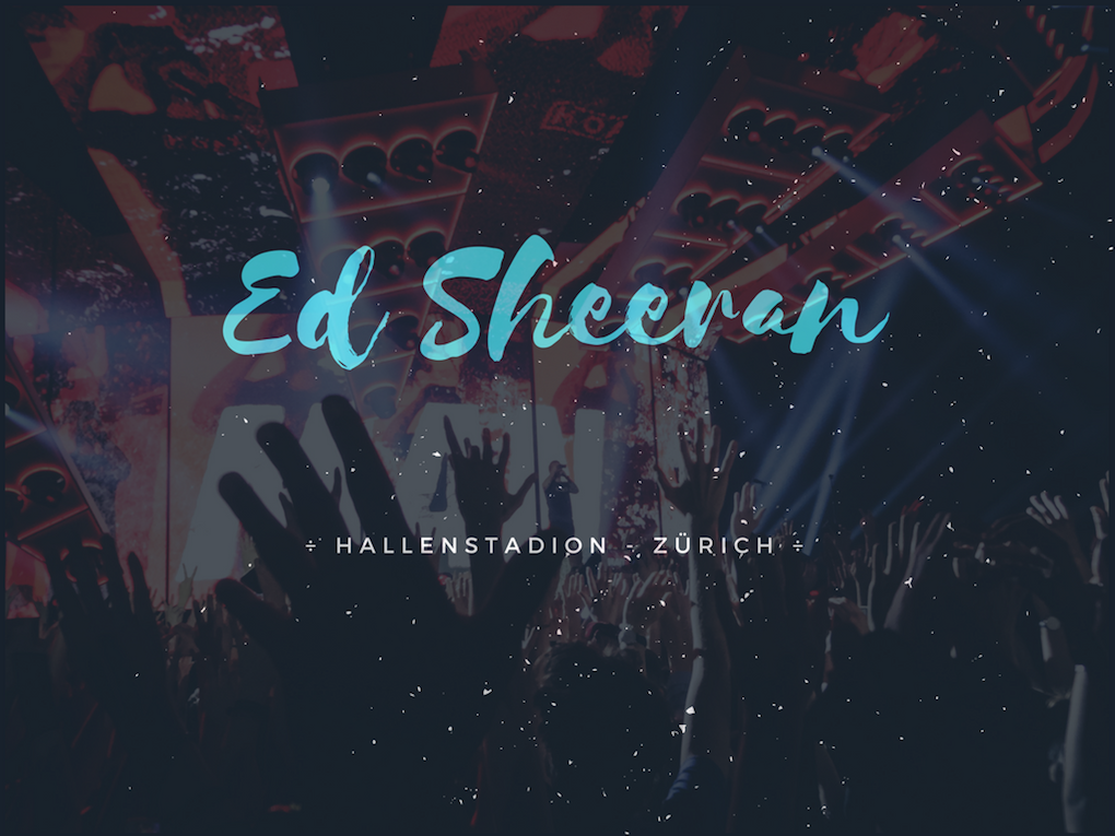 ed sheeran divide tour concert hallenstadion zurich 2017