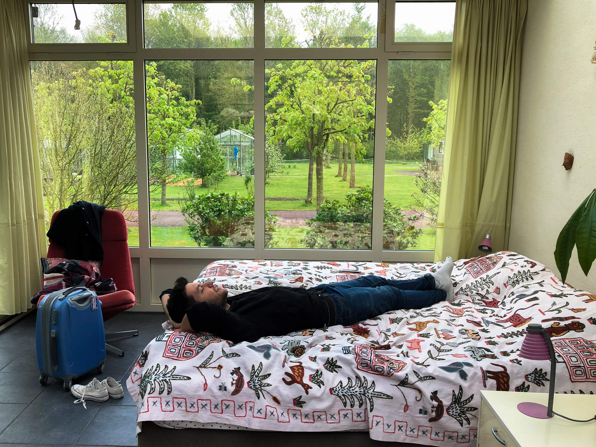 airbnb logement glass house verriere lelystad