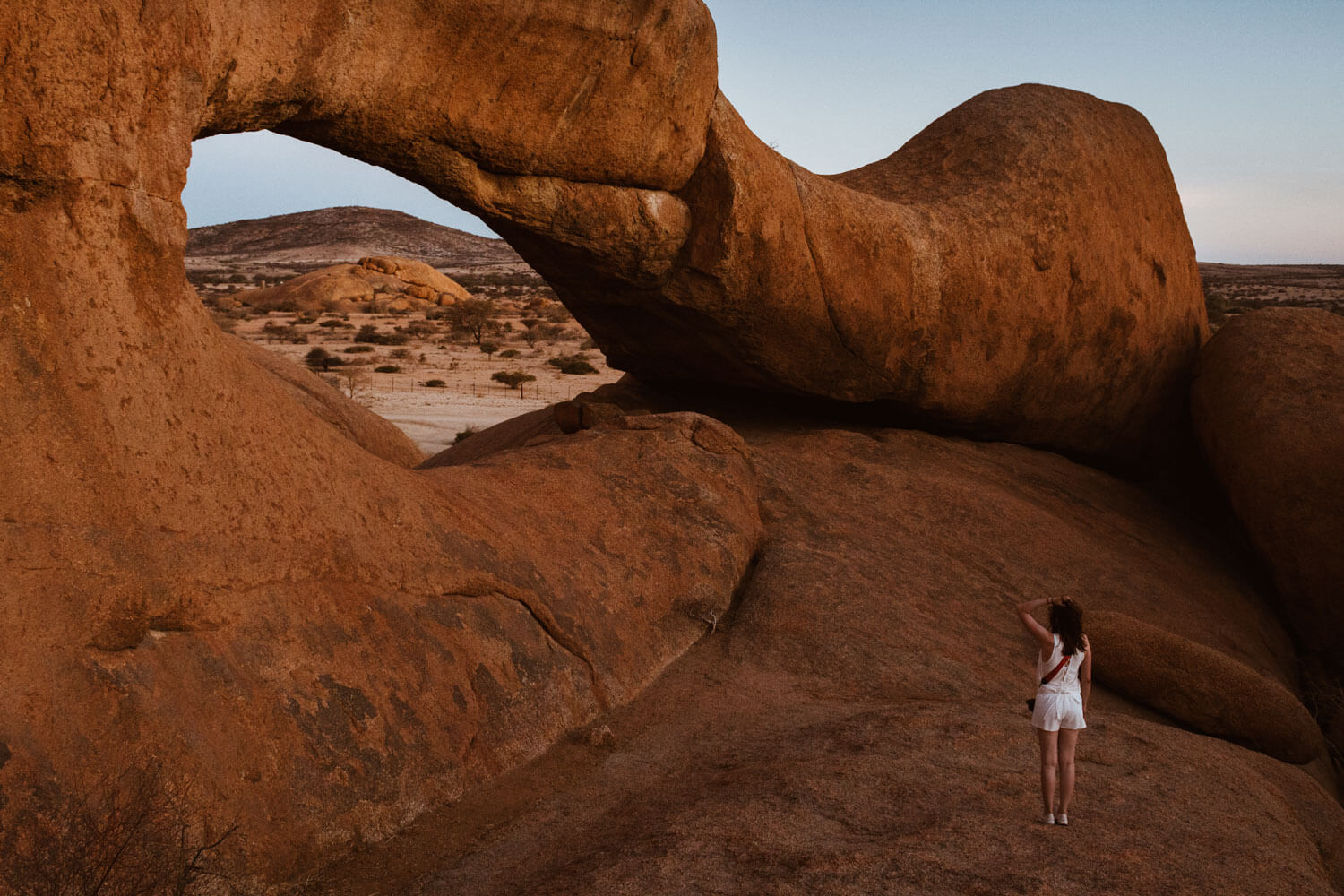 arche spitzkoppe roche desert namib damaraland