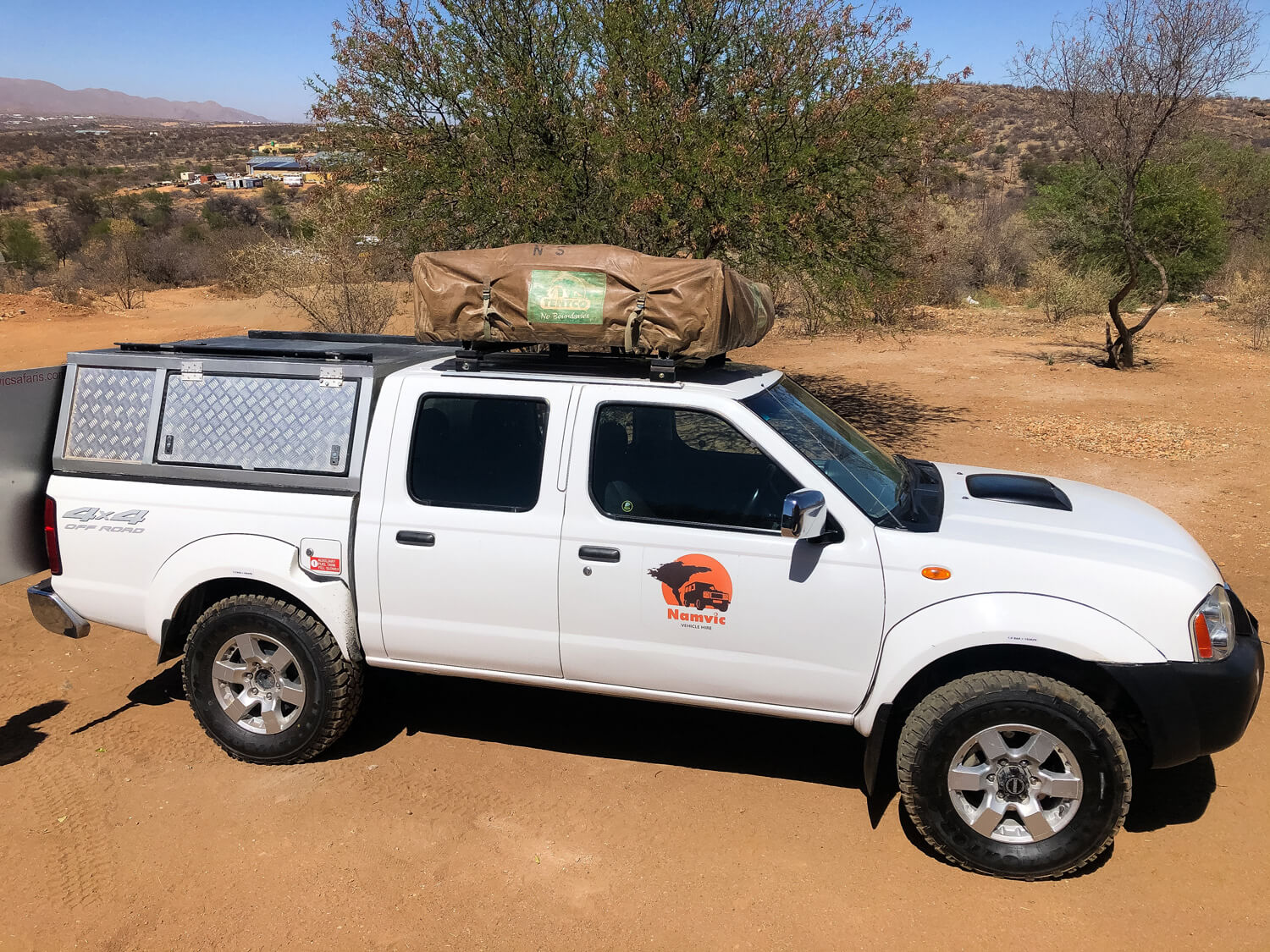 namvic tours and safaris nissan double cabs camping 4x4 1