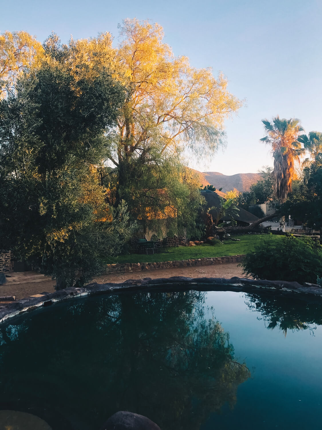 piscine lodge weltevrede guestfarm sesriem solitaire namibie