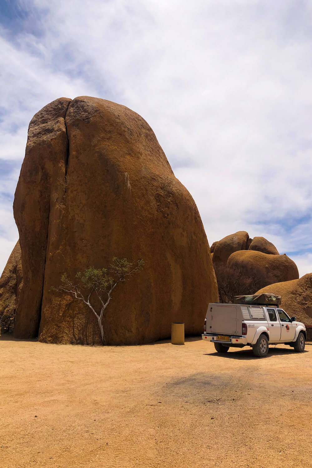 rocher 4x4 spitzkoppe campsites namibie roadtrip